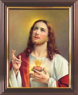 Jezus op houten frame